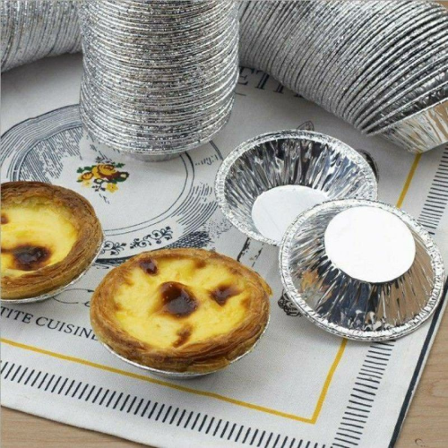 Set 200 chén giấy bạc, khuôn giấy bạc nướng bánh tart, nướng hàu cho lò nướng, nồi chiên không dầu
