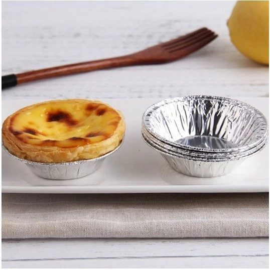 Set 200 chén giấy bạc, khuôn giấy bạc nướng bánh tart, nướng hàu cho lò nướng, nồi chiên không dầu
